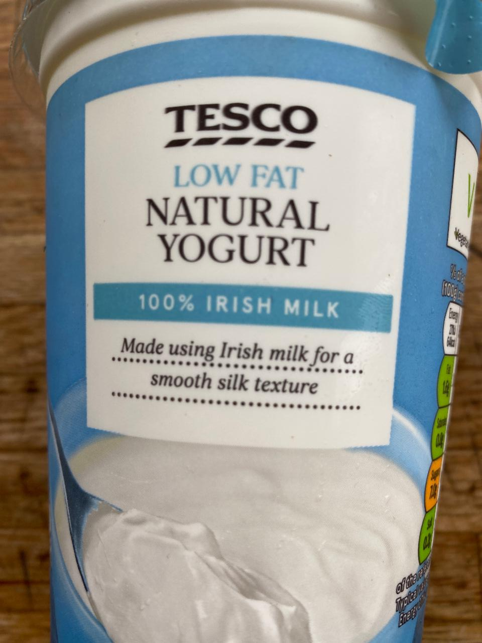 Фото - йогурт натуральный белый Tesco