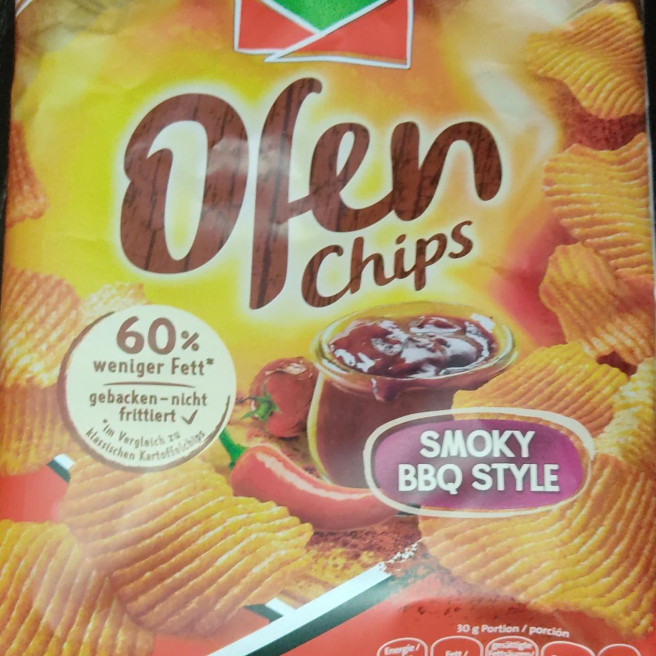 Фото - чипсы копченое барбекью BBQ Ofen Chips