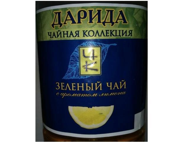 Фото - Напиток негазированный 'Дарида' Darida Зеленый чай с ароматом лимона