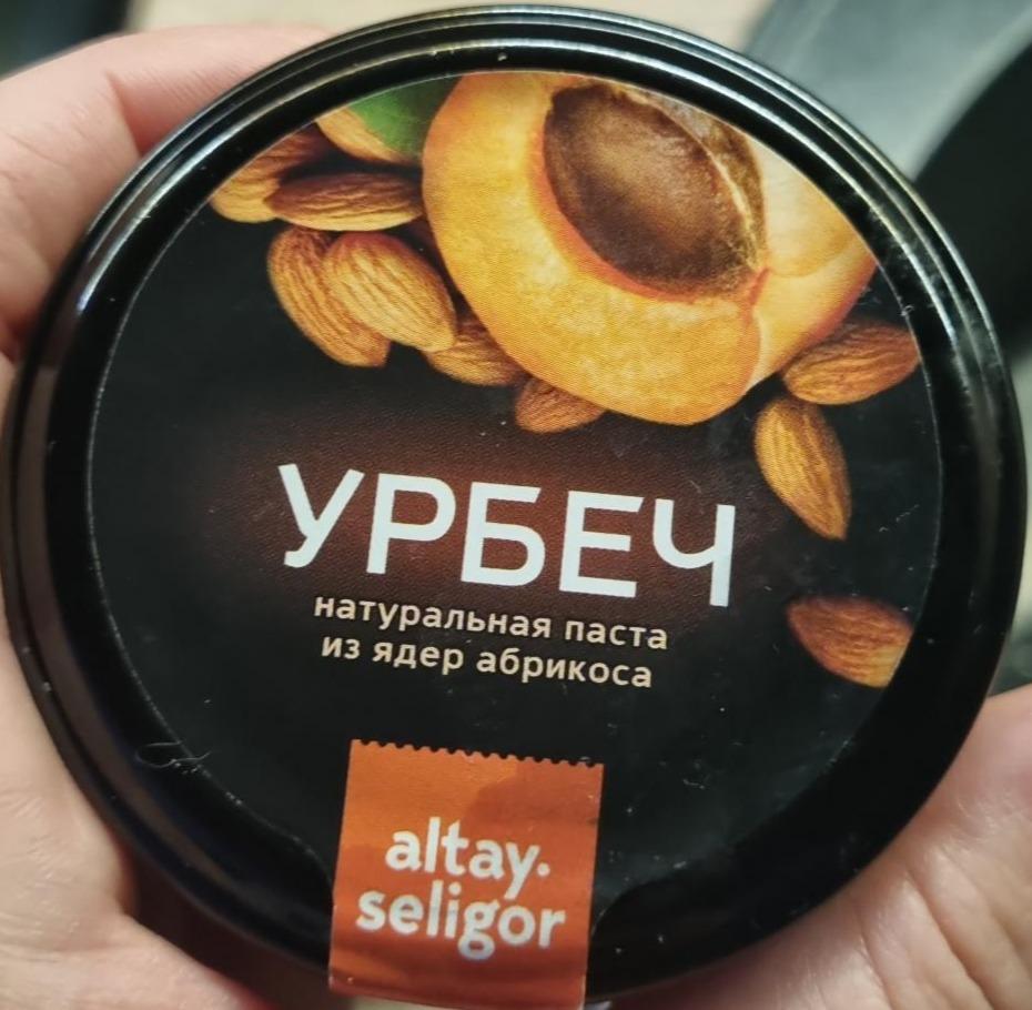 Фото - Урбеч натуральная паста из ядер абрикоса Altay Seligor