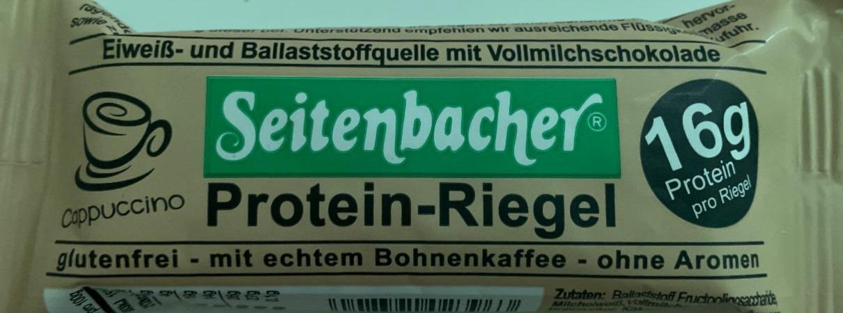 Фото - протеиновый батончик со вкусом капуччино seitenbacher Protein Riegel Seitenbacher