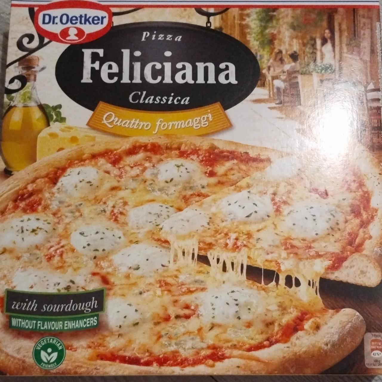 Фото - пицца Feliciana classia четыре сыра Dr.Oetker