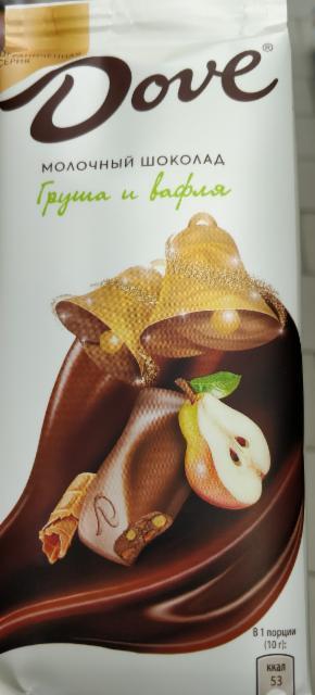 Фото - Молочный шоколад 'Груша и вафля' Dove