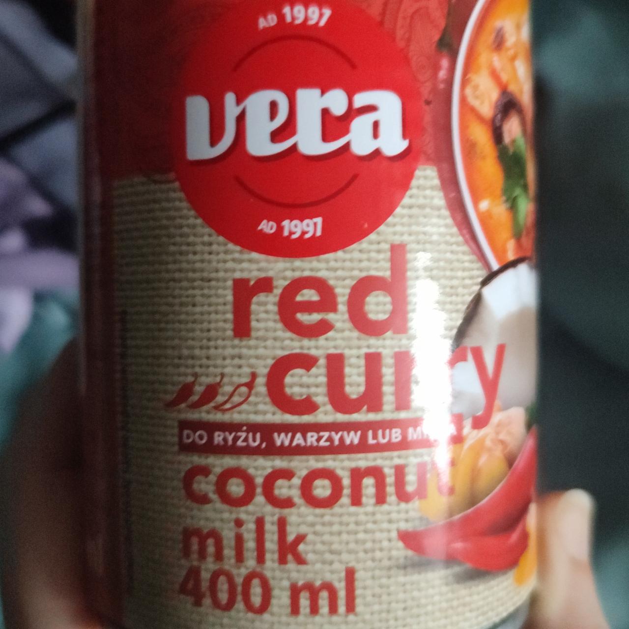 Фото - Молоко кокосовое с красным карри Vera