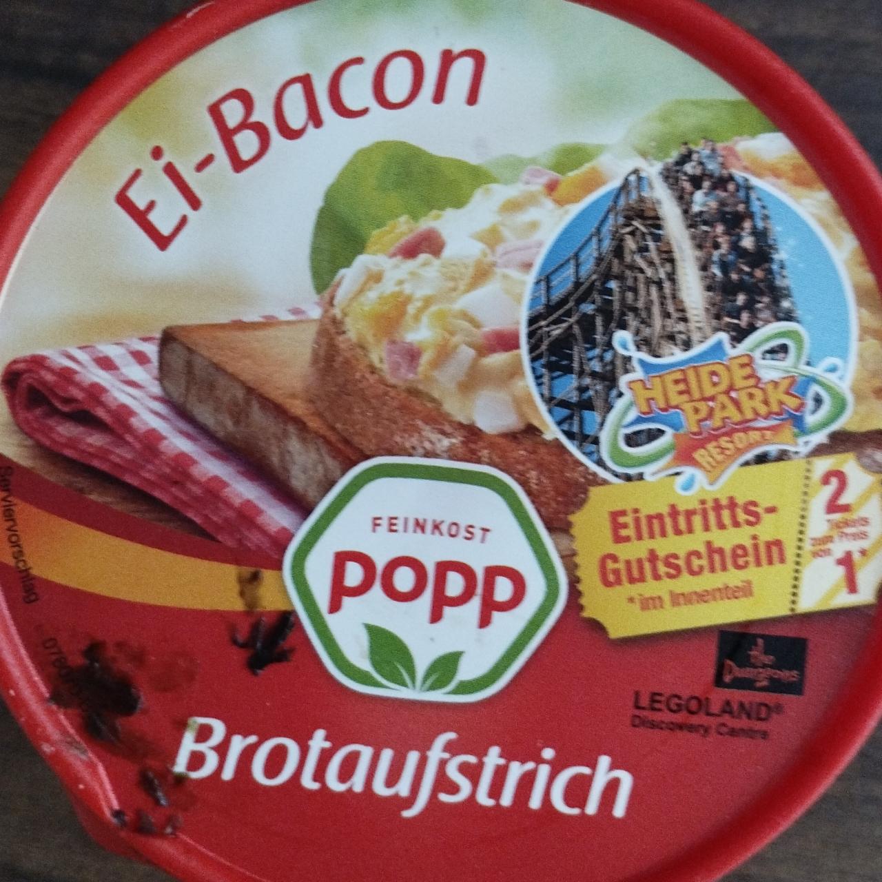 Фото - Закуска яйцо бекон Ei-Bacon Brotaufstrich Feinkost popp
