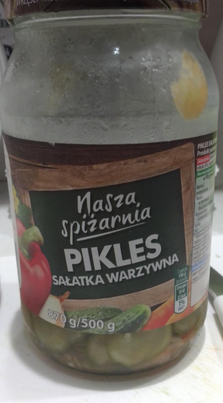 Фото - маринованный салат в банке Nasza Spiżarnia