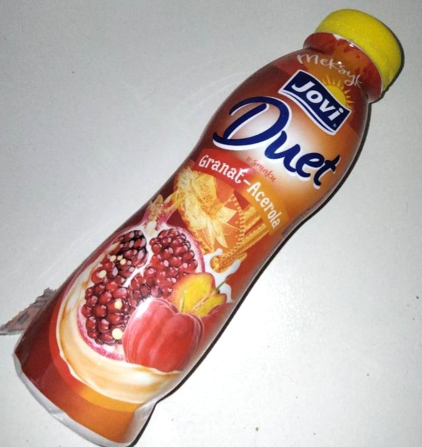 Фото - Напиток йогуртовый Duet со вкусом гранат-ацерола Jovi