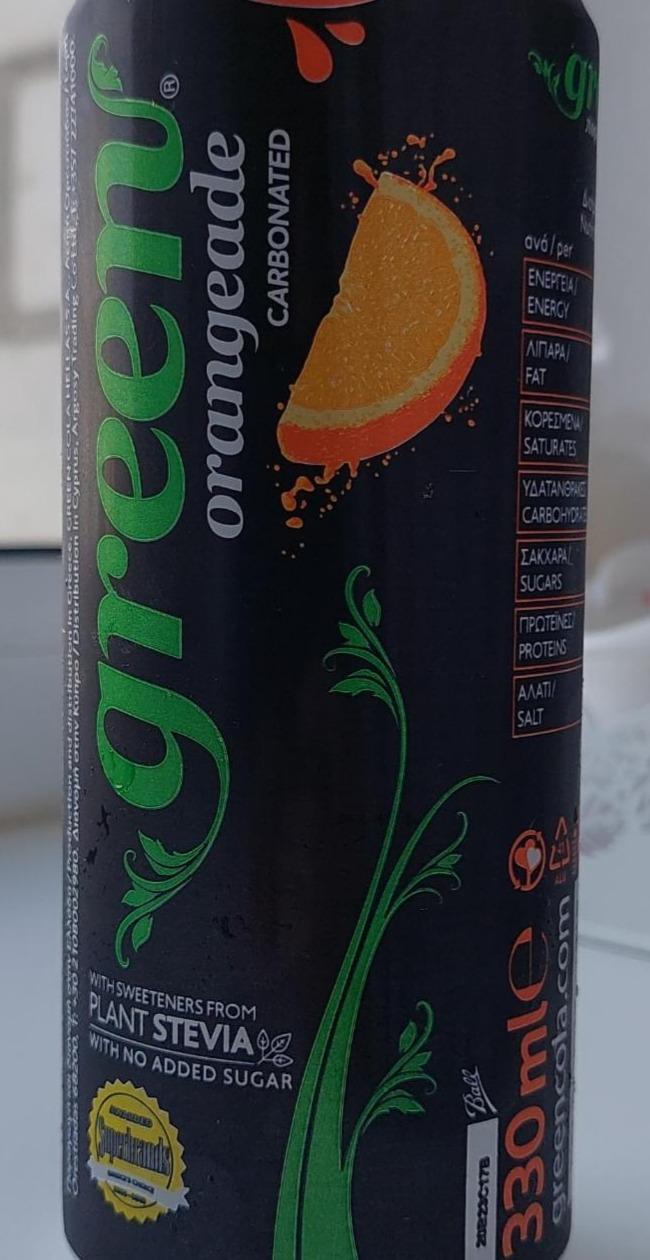 Фото - Напиток сильногазированный со вкусом апельсина Green Orangeade