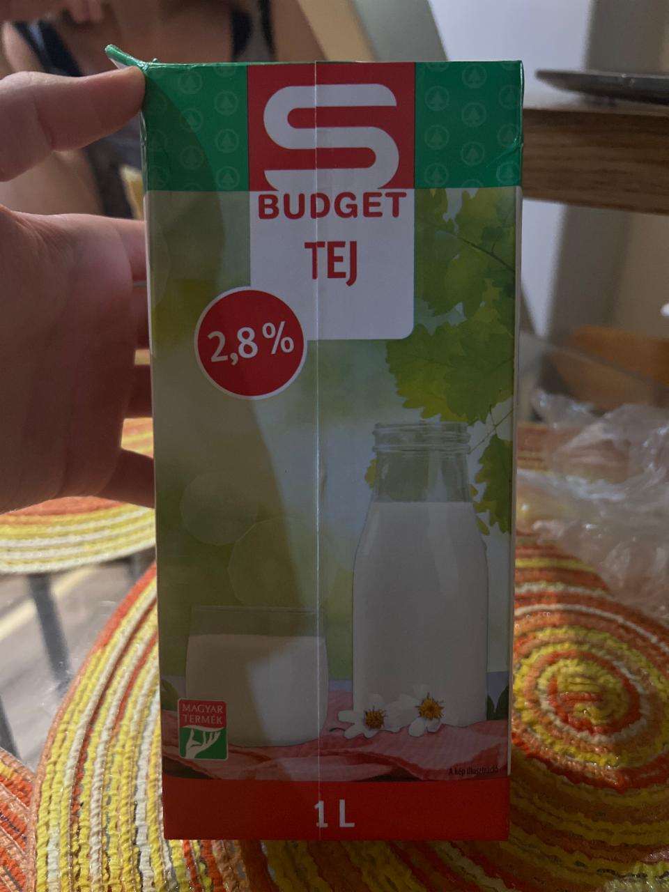 Фото - Молоко 2.8% S Budget