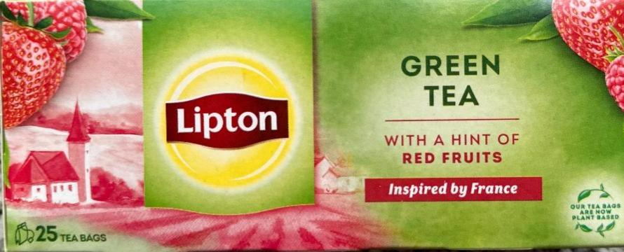 Фото - Lipton. green tea Red Fruitis