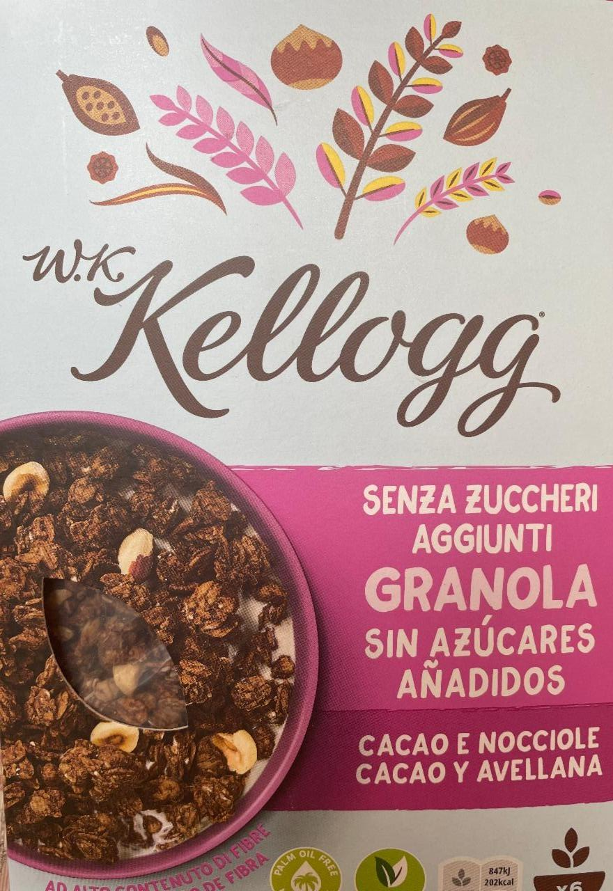 Фото - Гранола с шоколадом и орехами без сахара Granola Kellogg