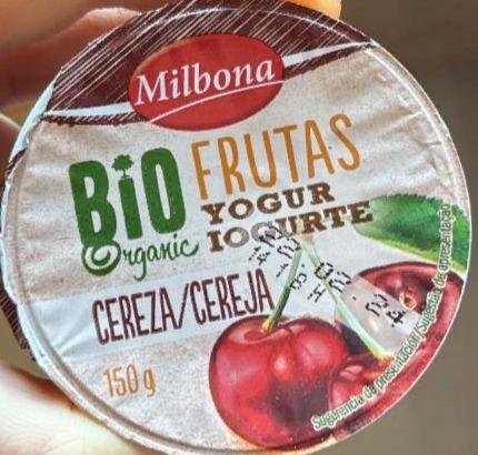 Фото - Вио йогурт вишня Milbona