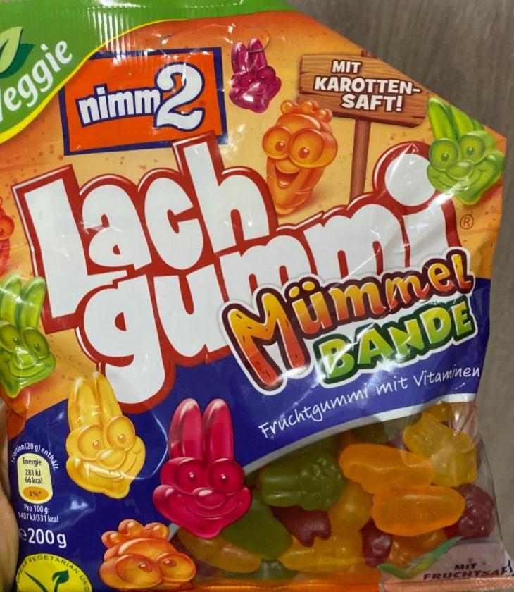 Фото - Желейные конфеты вегетарианские Lach Gummi Mummel Bande Nimm2
