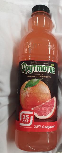 Фото - напиток со вкусом розового грейпфрута негазированный Фрутмотив