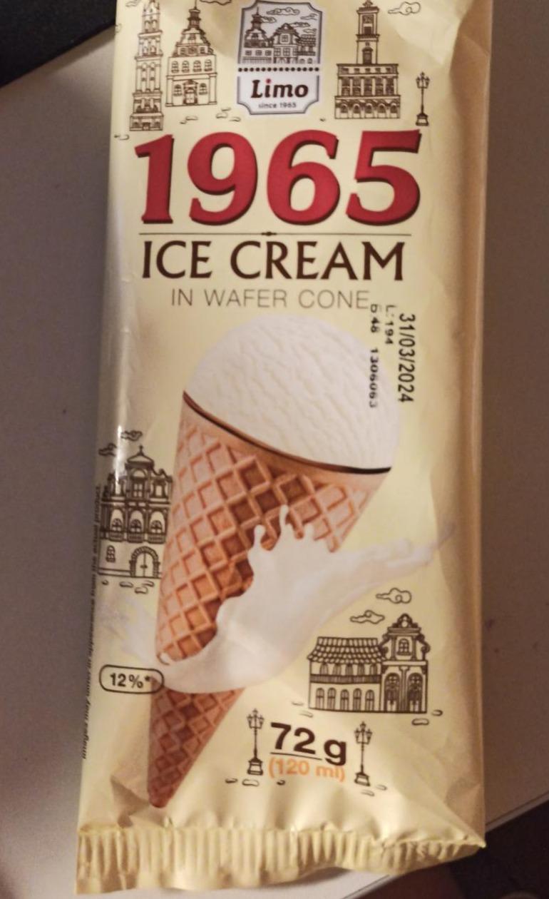 Фото - Мороженое в вафельном рожке Пломбир 1965 Limo Лимо