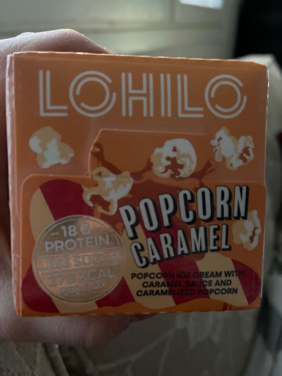 Фото - Мороженое Popcorn caramel Lohilo