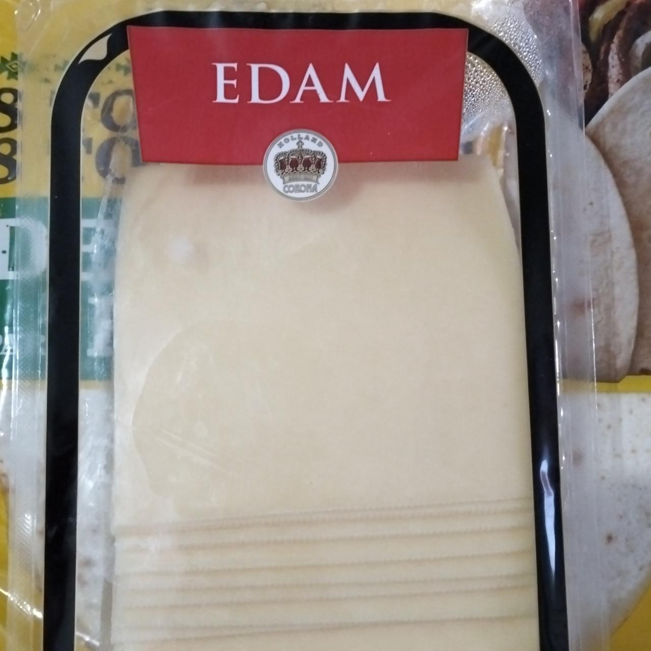 Фото - сыр эдам нарезанный Edam tierno 40% Quesoso corona