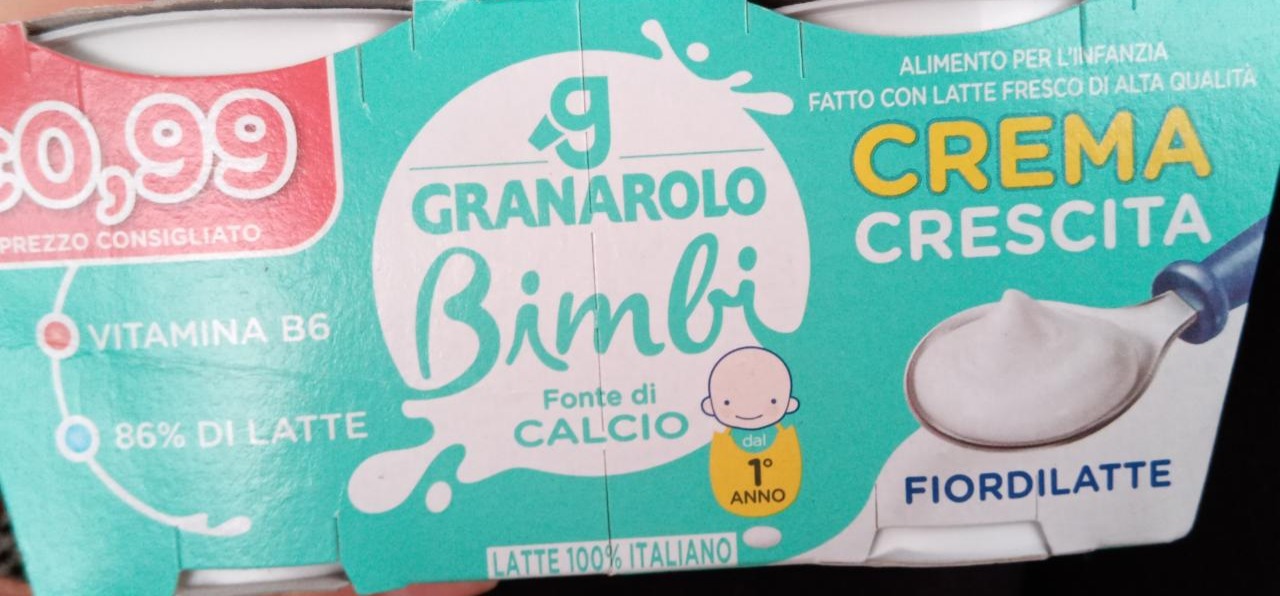 Фото - крем молочный Bimbi Fiordilatte 3.5% Granarolo