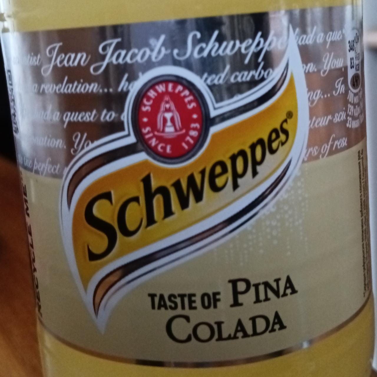 Фото - Напиток безалкогольный сильногазированный Pina Colada Schweppes