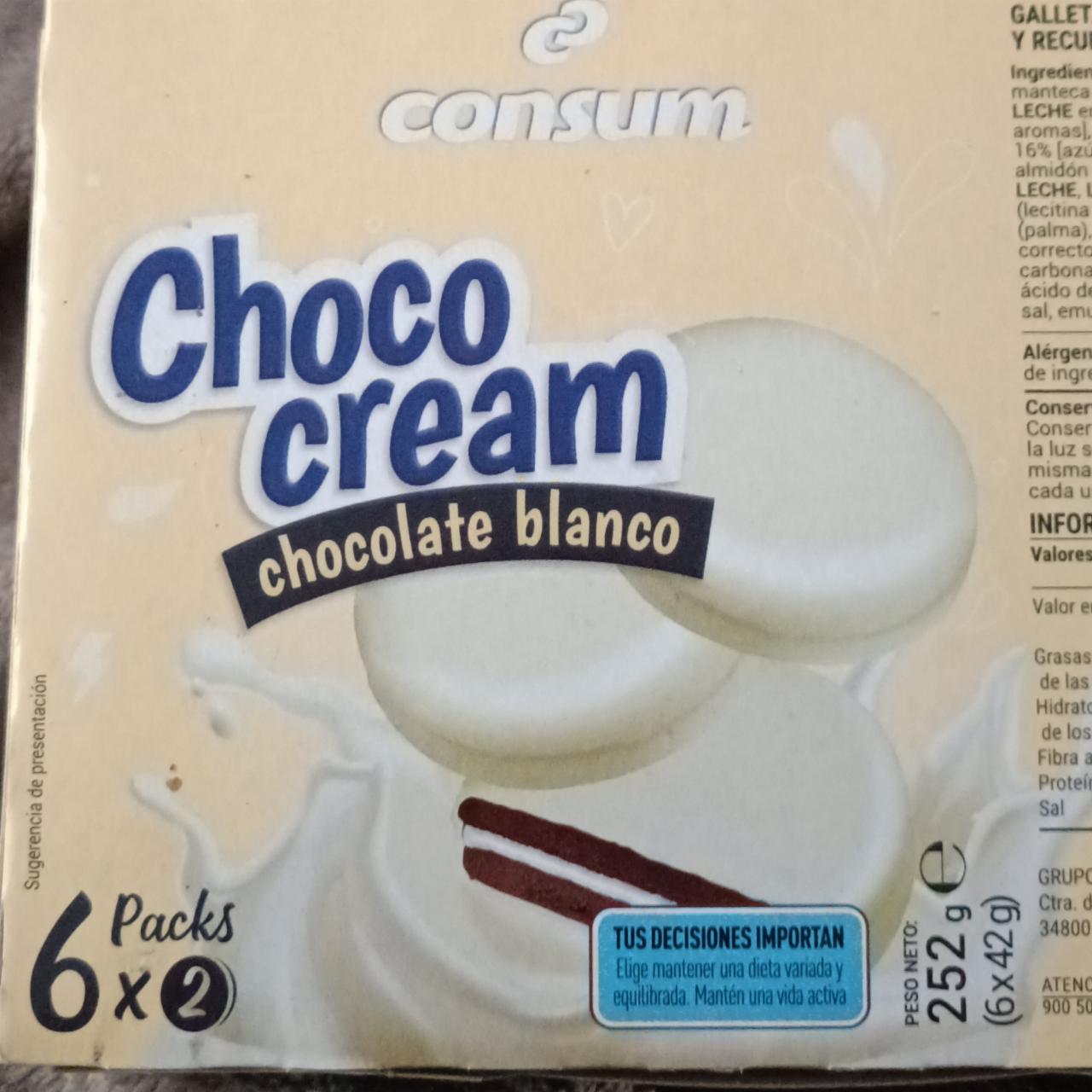 Фото - Печенье в белом шоколаде Choco Cream Consum