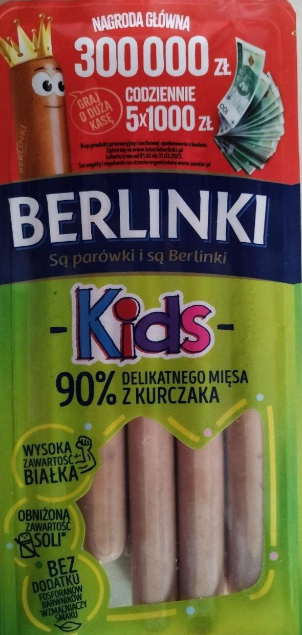 Фото - Сосиски куриные 90% Kids Berlinki
