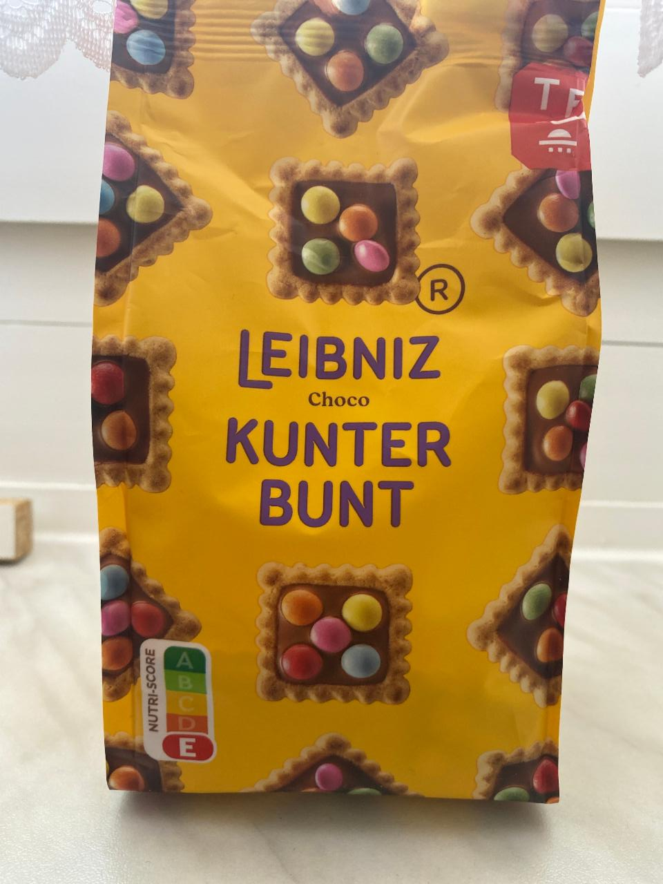 Фото - choco kunter bunt печенье с шоколадом и драже Leibniz