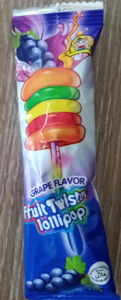 Фото - Fruit Twister lollipop Grape Flavor