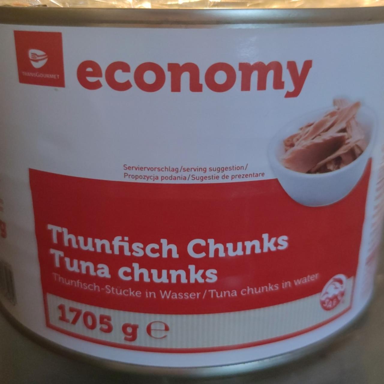 Фото - Тунец консервированный кусочками Tuna Chunks Economy
