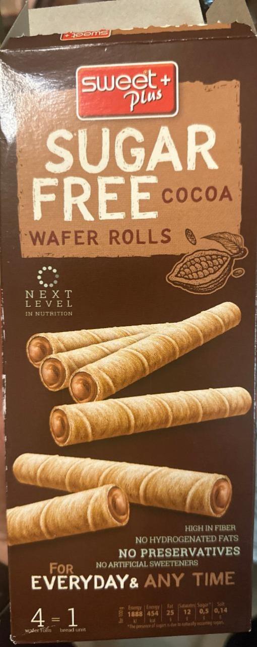 Фото - Wafer rolls cocoa sugar free Sweet plus