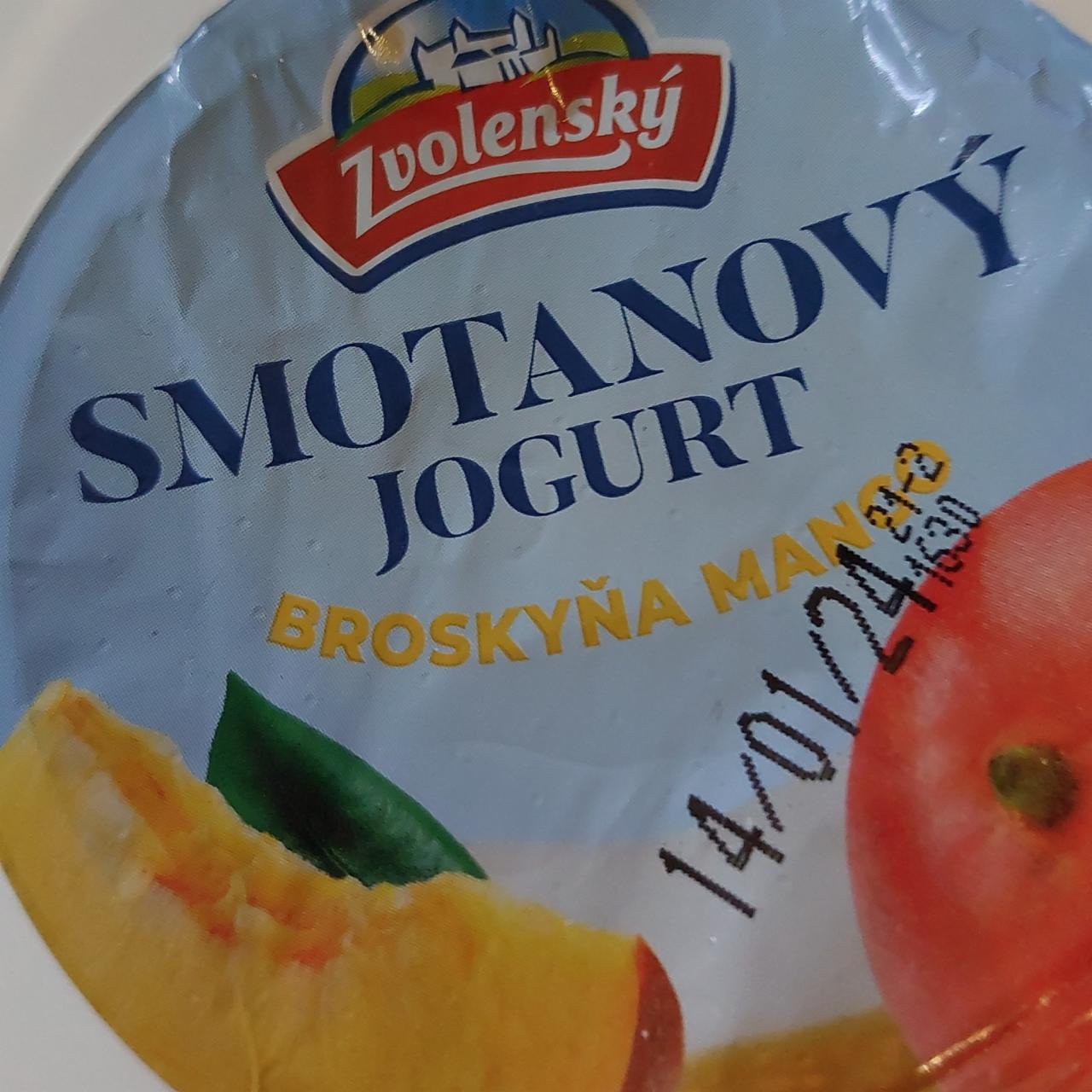 Фото - Smotanový jogurt broskyňa mango Zvolenský