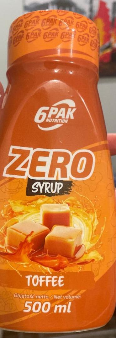 Фото - Syrup zero toffee 6PAK Nutrition
