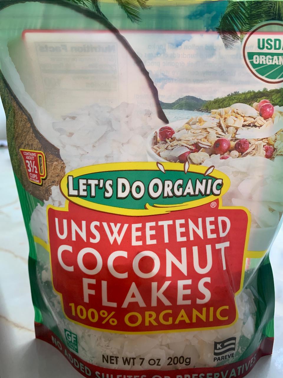 Фото - Чипсы кокосовые Let's Do Organic