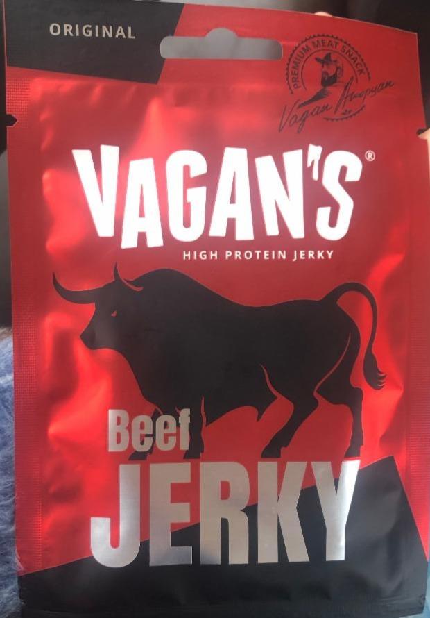 Фото - Sušené maso Jerky Beef Original Vagan's