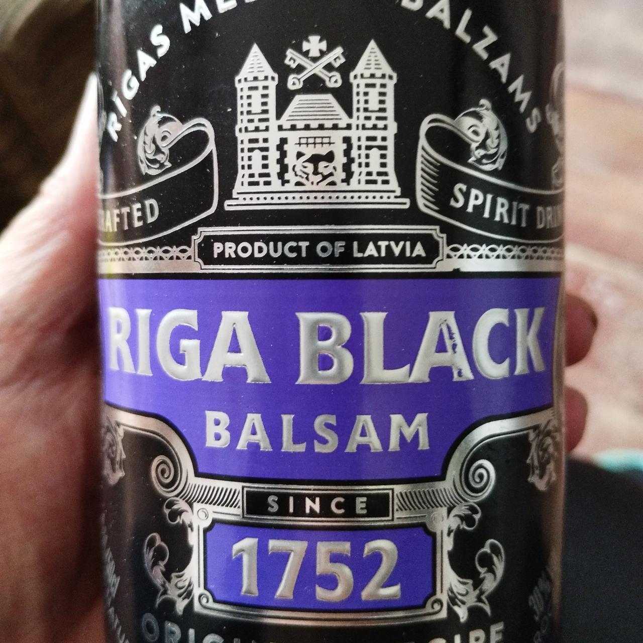 Фото - черный бальзам сморожиновый Rigas balsams upeņu