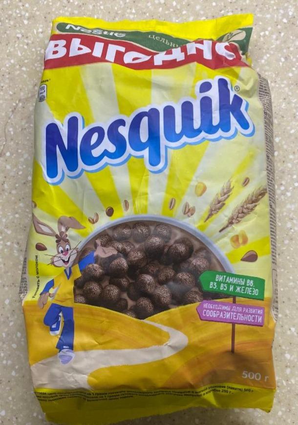 Фото - Готовый шоколадный завтрак, обогащенный витаминами и минеральными веществами Nesquik Nestle
