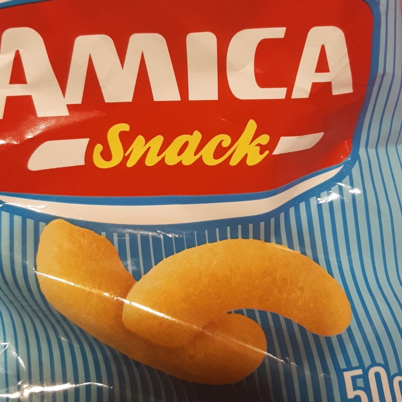 Фото - Снек кукурузный со вкусом сыра Amica Chips