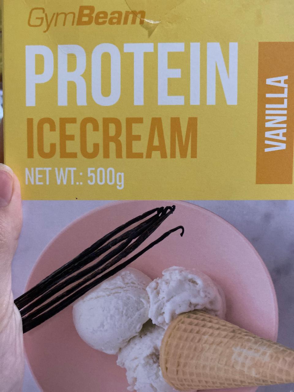Фото - протеиновове мороженое ванильное GymBeam