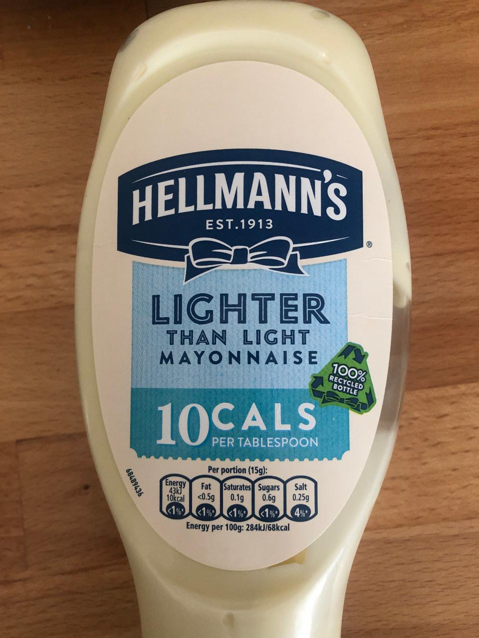 Фото - Hellman’s lighter than light Mayo
