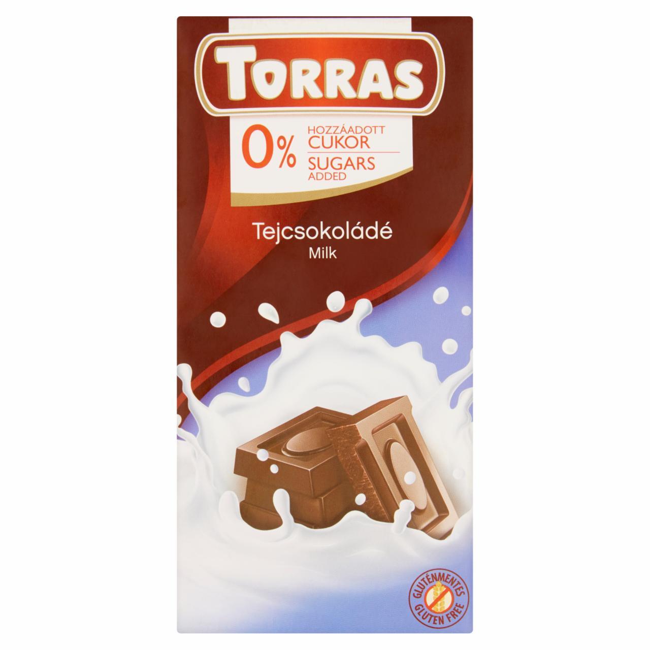 Фото - Шоколад без сахара с молоком Torras