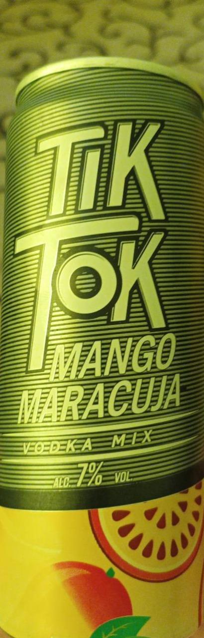 Фото - Напиток слабоалкогольный 7% сильногазированный Mango-maracuja ТiК ТoК