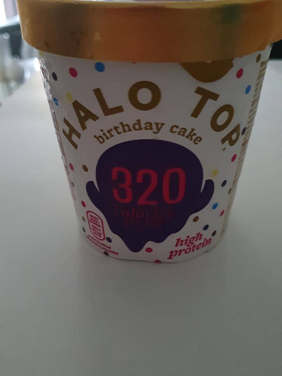 Фото - мороженое birthday cake Halo top