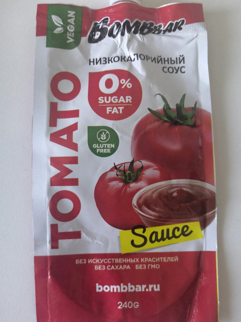 Фото - Соус томатный низкокалорийный Bombbar