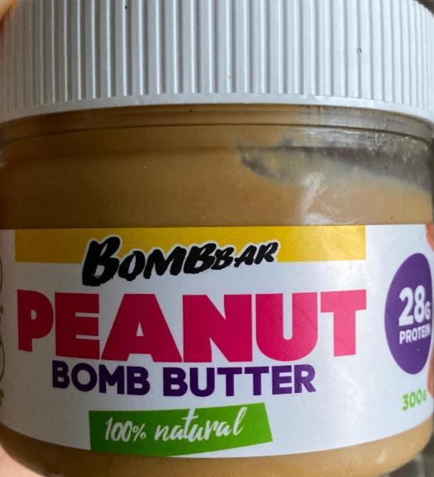 Фото - Арахисовая паста натуральная Peanut Bombbuutter Bombbar