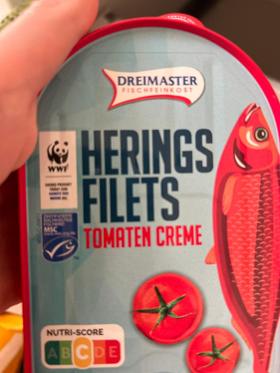 Фото - Herings Filets tomaten-creme Dreimaster