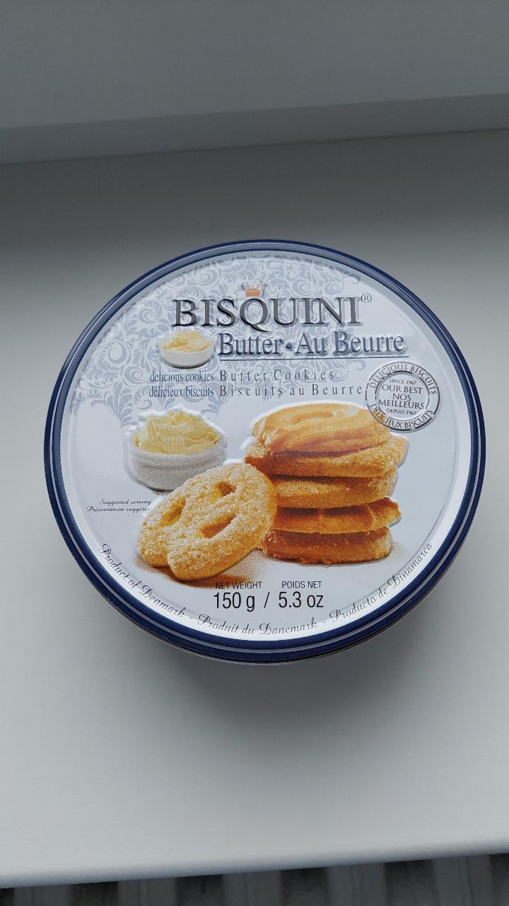 Фото - Печенье сдобное Butter Au Beurre Danish Butter Cookies Bisquini