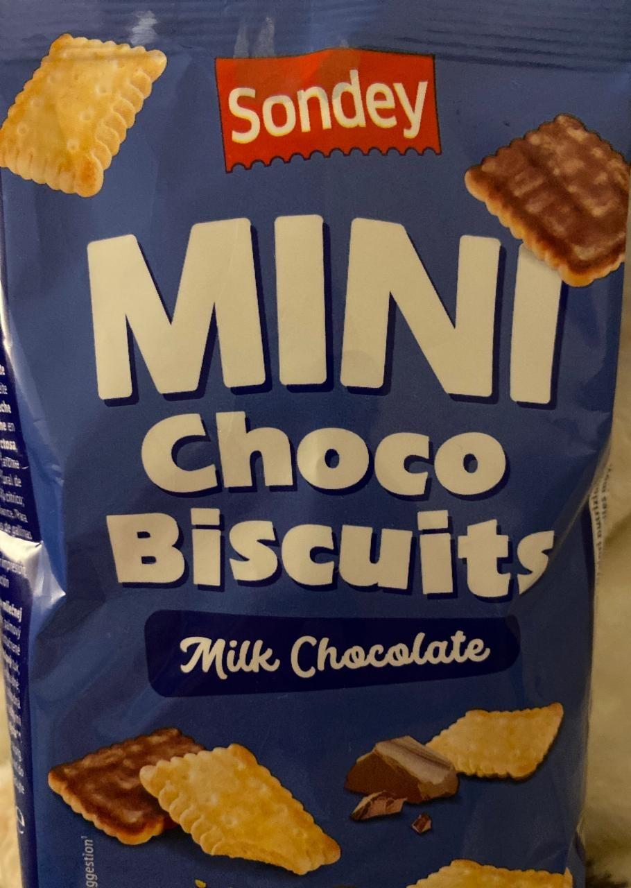 Фото - Choco Minis Crunchy biscuits with milk chocolate Sondey