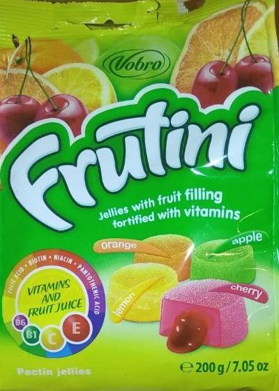 Фото - Frutini мармелад ассорти фруктовое