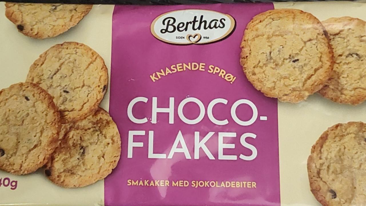 Фото - Печенье с шоколадом Choco-flakes Berthas