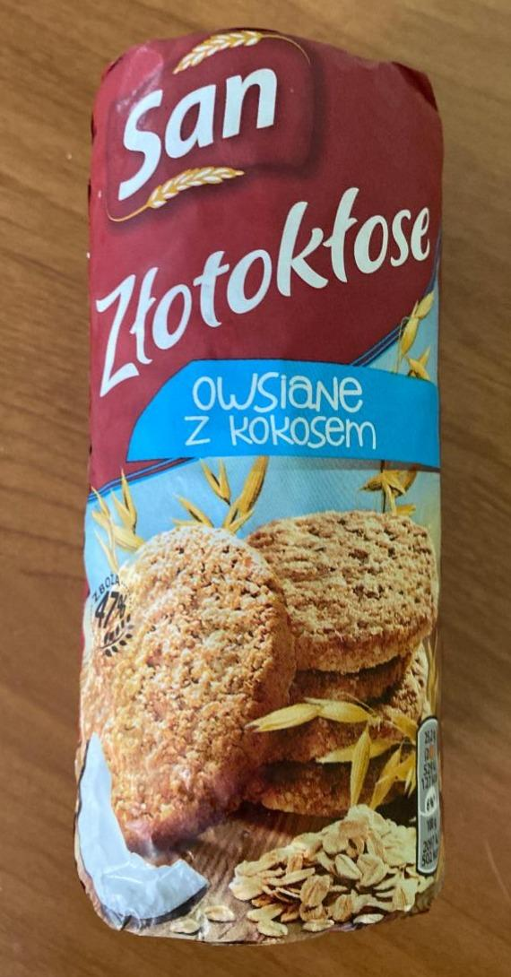 Фото - Овсяное печенье с кокосом Złotokłose San
