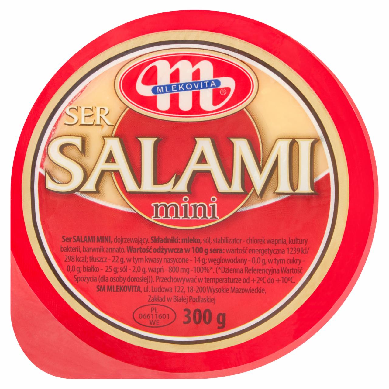 Фото - сыр cheese salami Mini Mlekovita